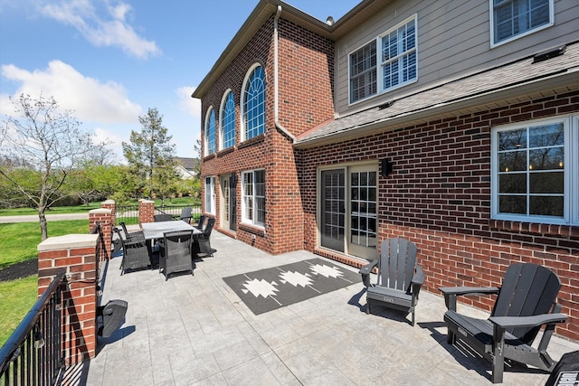view of patio / terrace with outdoor dining space