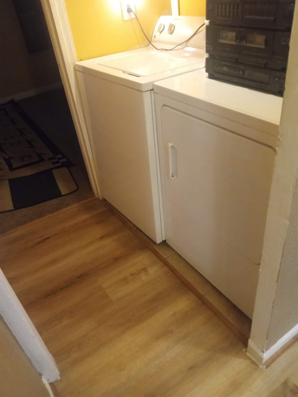 28530 Fairfax St, Southfield, MI 48076 - laundry area with separate washer and dryer and light wood-style floors