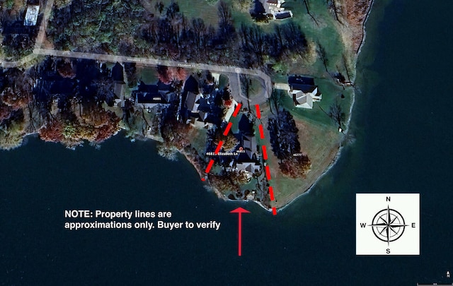 46815 Elizabeth Ln, Decatur, MI 49045 - aerial view of property's location