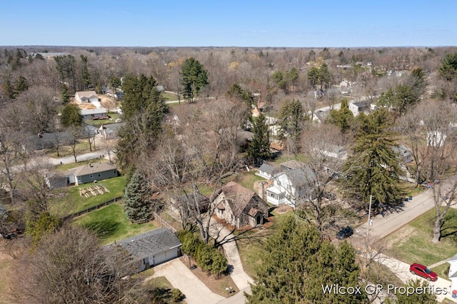 drone / aerial view