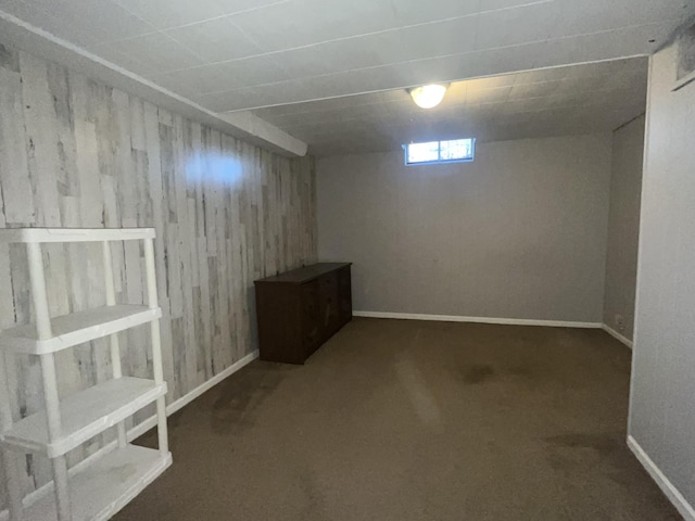 303 Sydelle Ave, Kalamazoo, MI 49006 - below grade area featuring carpet floors and baseboards
