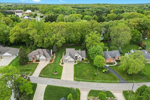 4435 Driftwood Dr, Commerce Twp, MI 48382 - aerial view of property and surrounding area featuring nearby suburban area