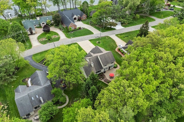 4435 Driftwood Dr, Commerce Twp, MI 48382 - aerial perspective of suburban area