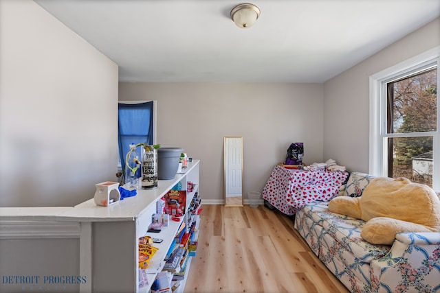 14725 Agnes Ave, Eastpointe, MI 48021 - bedroom with light wood finished floors and baseboards