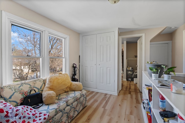 14725 Agnes Ave, Eastpointe, MI 48021 - sitting room with light wood-style flooring