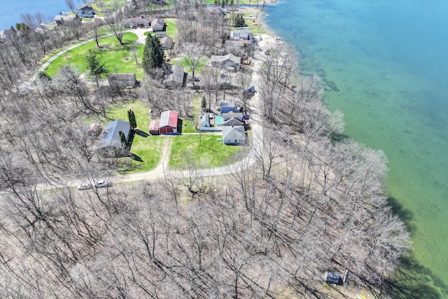 3931 S Shore Dr, Lapeer, MI 48446 - drone / aerial view with a water view