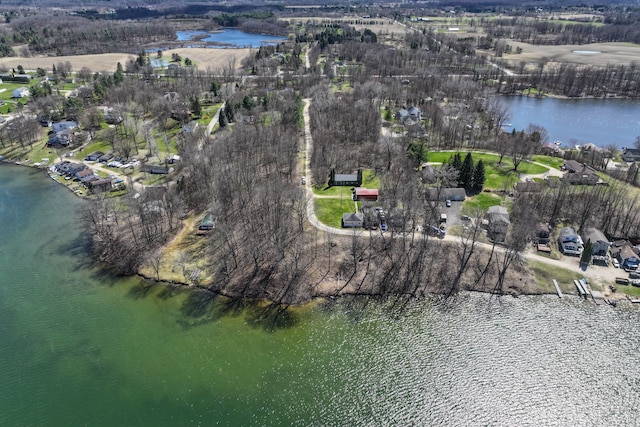 3931 S Shore Dr, Lapeer, MI 48446 - drone / aerial view featuring a water view