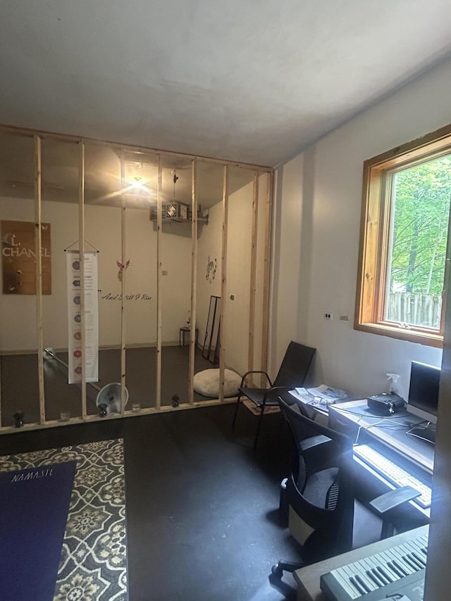 59650 White Wood Dr, Mattawan, MI 49071 - below grade area featuring a desk