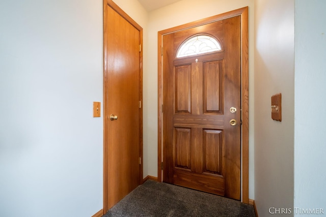 15230 Van Buren St Unit B, Holland, MI 49424 - doorway featuring baseboards