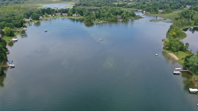 9920 Sashabaw Rd, Clarkston, MI 48348 - birds eye view of property with a water view