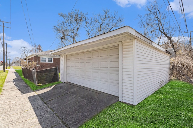 8911 Plainview Ave, Detroit, MI 48228 - view of detached garage