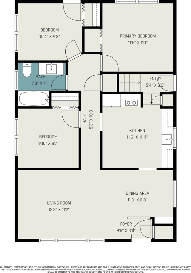 8911 Plainview Ave, Detroit, MI 48228 - floor plan