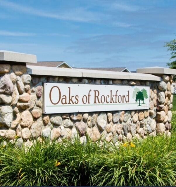 5652 Kingsley Dr NE, Rockford, MI 49341 - view of community sign
