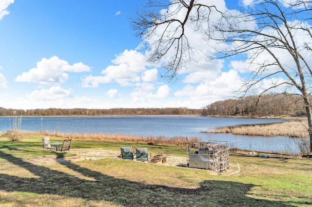 property view of water