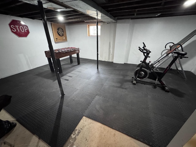 view of workout room