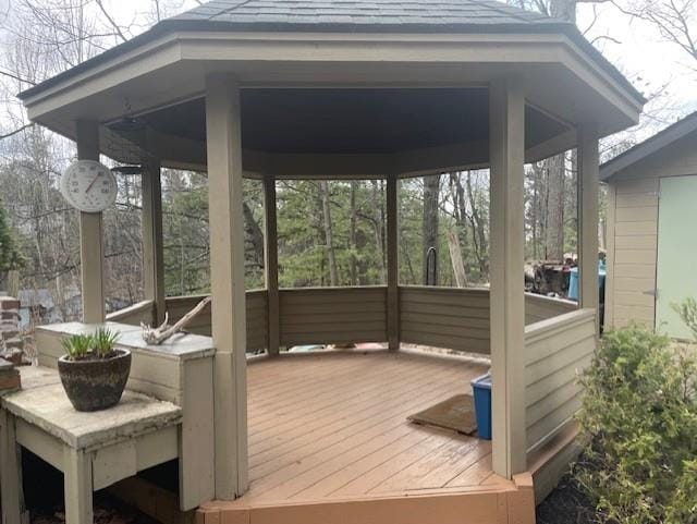 view of deck