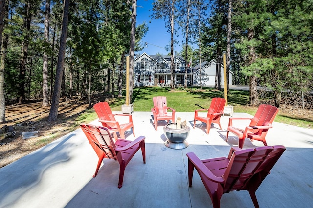 view of patio