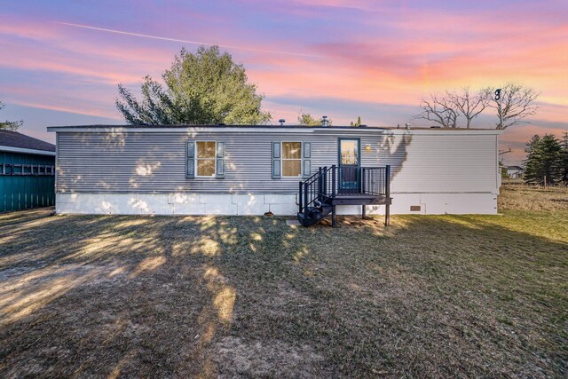 10269 30th Ave, Evart, MI 49631 - manufactured / mobile home with a yard