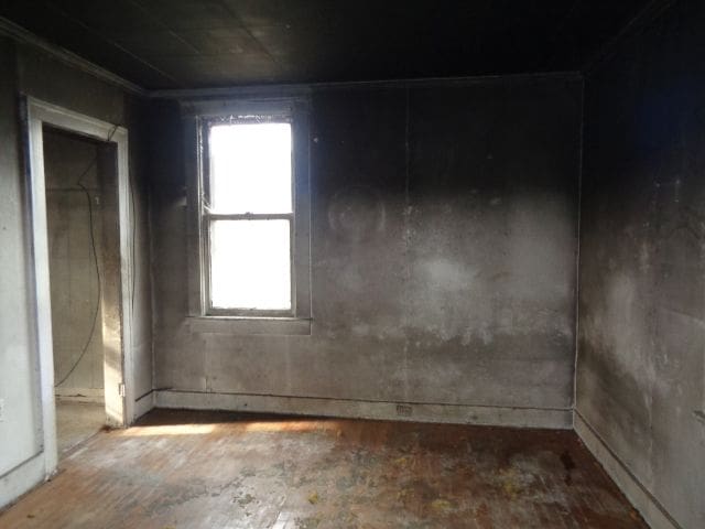 spare room with plenty of natural light
