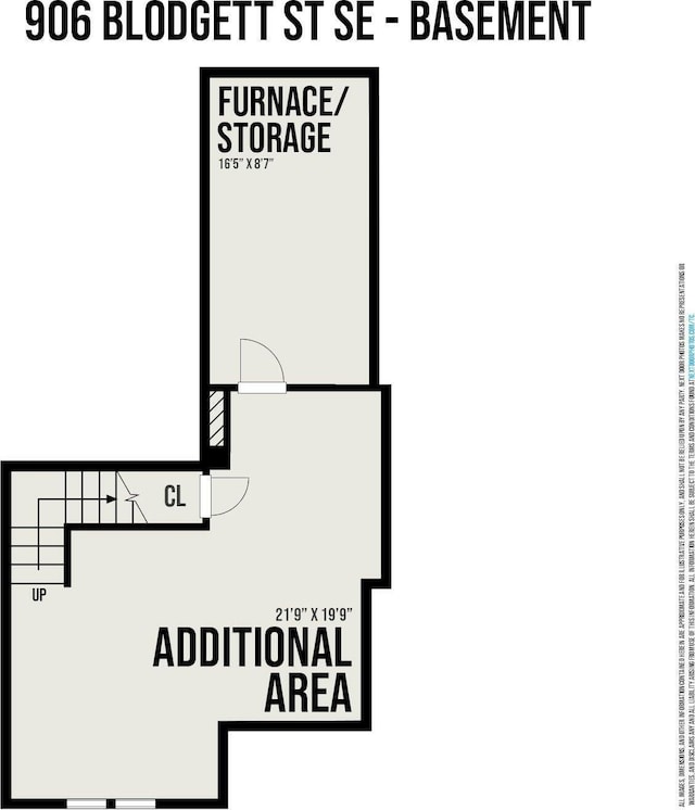 906 Blodgett St SE, Grand Rapids, MI 49506 - floor plan / room layout