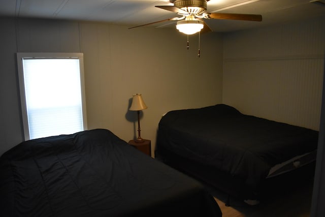 7885 W Fox Rd, Mears, MI 49436 - bedroom with ceiling fan