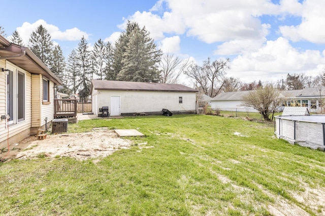 808 Longfellow Ave, Jackson, MI 49202 - view of yard with fence