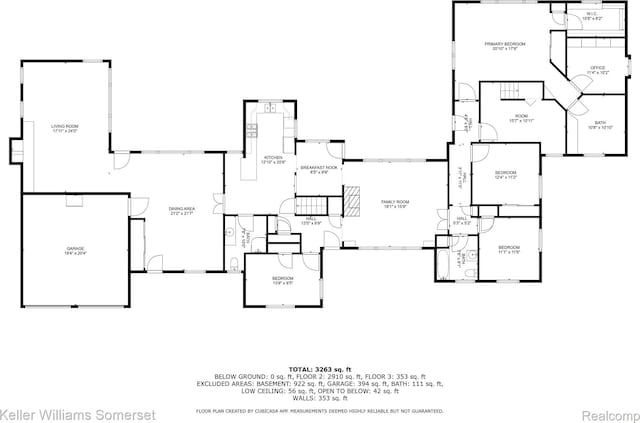 21700 W 13 Mile Rd, Beverly Hills, MI 48025 - property floor plan