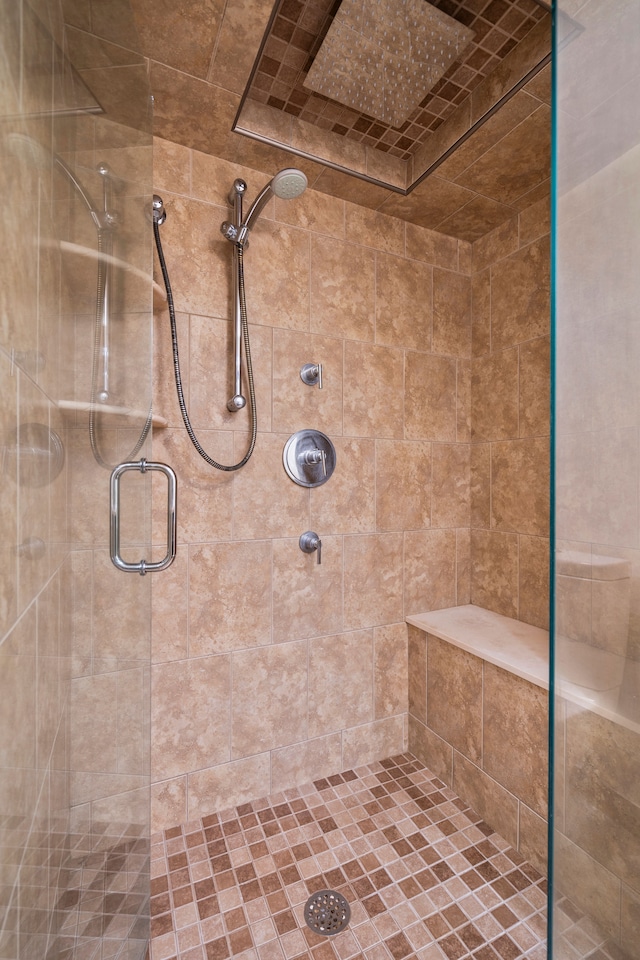 full bath with a stall shower
