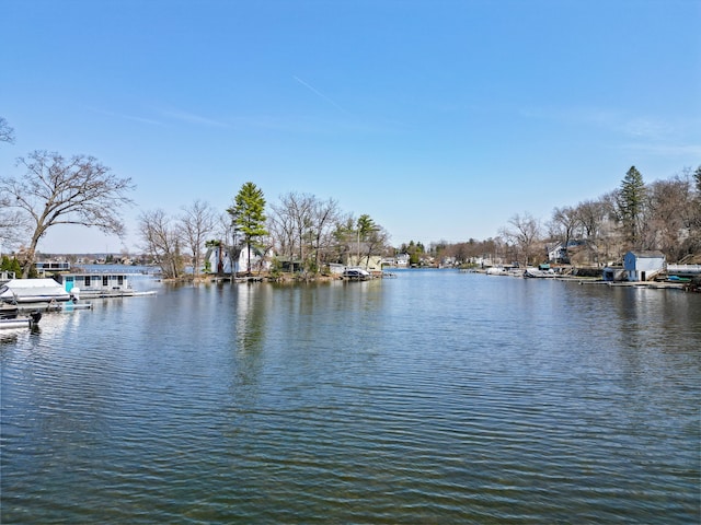 view of water feature