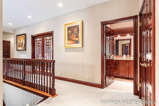3550 64th Ave, Zeeland, MI 49464 - corridor featuring light colored carpet and recessed lighting
