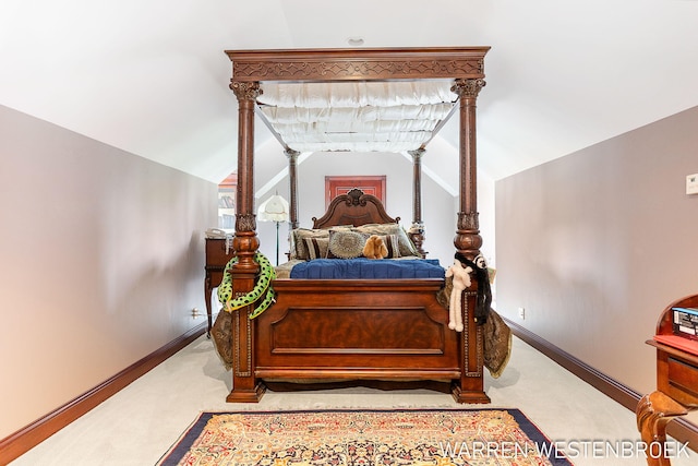 3550 64th Ave, Zeeland, MI 49464 - bedroom with light colored carpet and vaulted ceiling