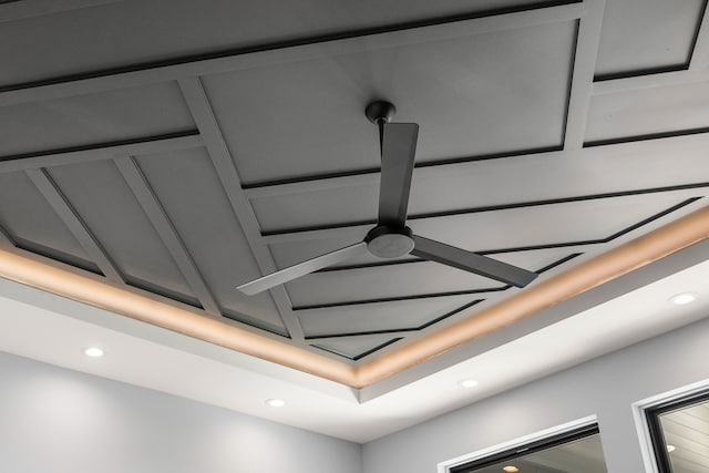 room details featuring recessed lighting and cooktop