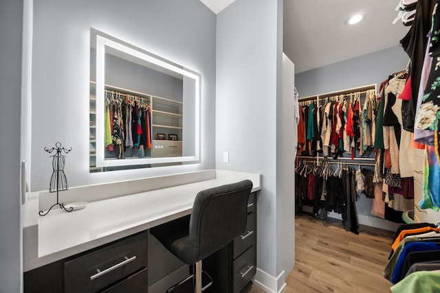 73404 Castle, Armada, MI 48005 - walk in closet with light wood-type flooring