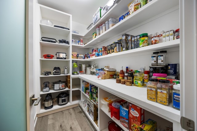 view of pantry