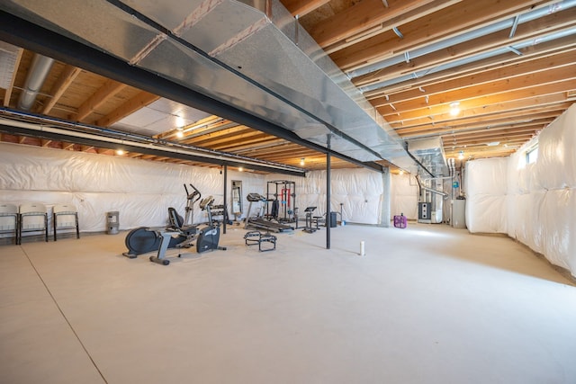 view of workout area