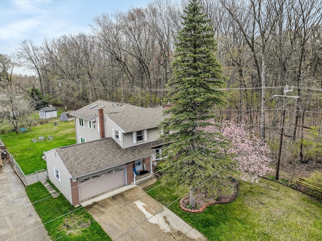 826 Hendricks Dr, Monroe, MI 48162 - drone / aerial view