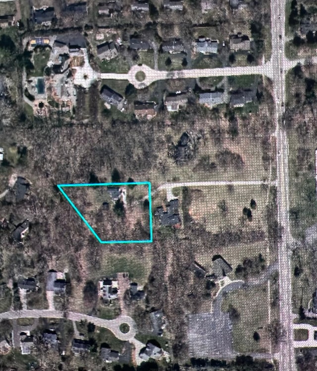 map / location featuring property parcel outlined