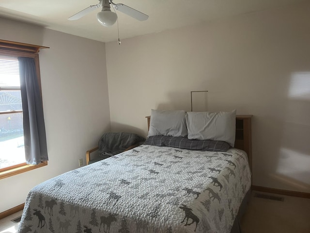 34722 36th Ave, Paw Paw, MI 49079 - bedroom with baseboards and a ceiling fan