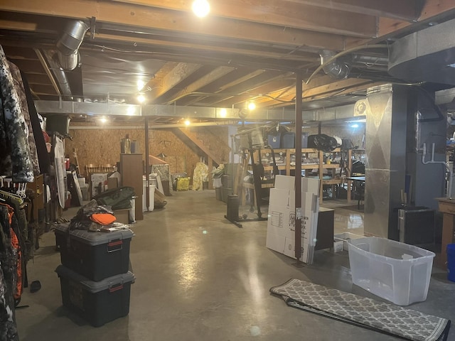 34722 36th Ave, Paw Paw, MI 49079 - view of unfinished basement