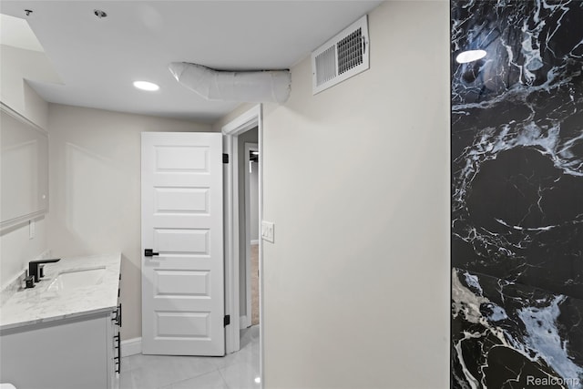 3761 Campbell St, Dearborn, MI 48124 - bathroom featuring vanity and recessed lighting
