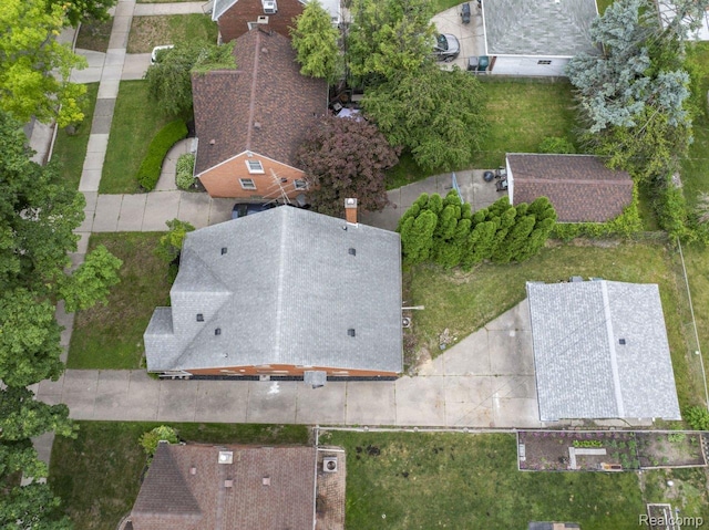 3761 Campbell St, Dearborn, MI 48124 - drone / aerial view