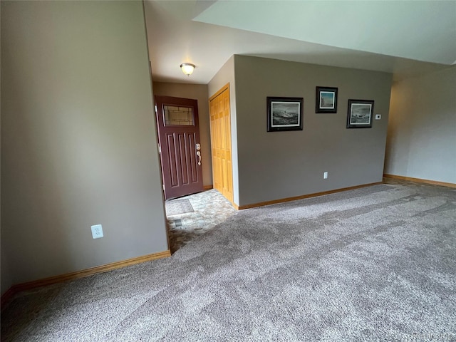 5652 N Lake Dr, Kimball, MI 48074 - carpeted spare room featuring baseboards