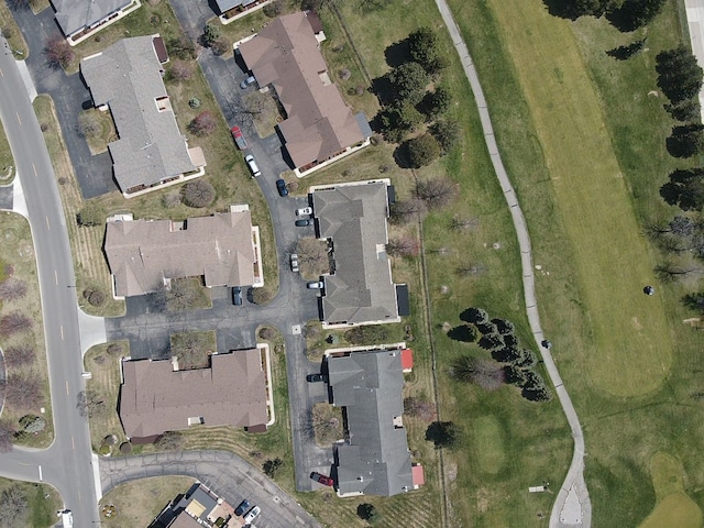 drone / aerial view featuring a residential view