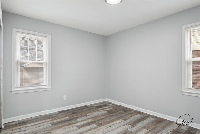 19931 Braile St, Detroit, MI 48219 - empty room with baseboards and wood finished floors