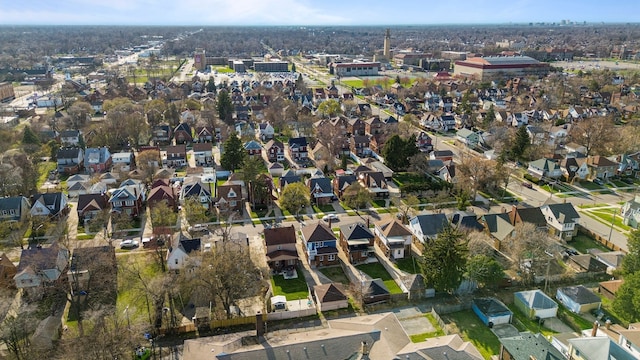 bird's eye view featuring a residential view