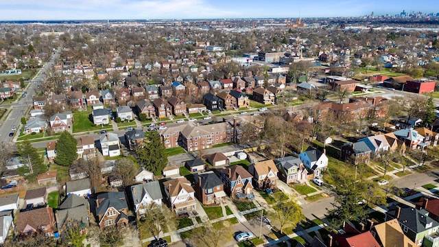 birds eye view of property featuring a residential view