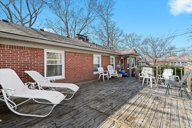 45520 Deshon St, Utica, MI 48317 - view of wooden deck