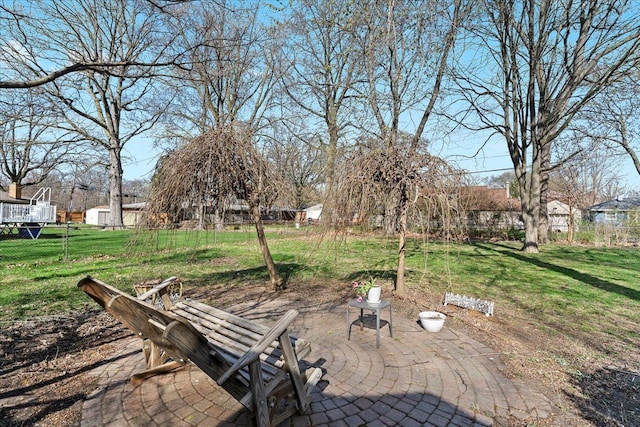 45520 Deshon St, Utica, MI 48317 - view of yard with a patio area and fence