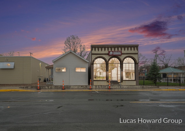 - W Main Street, Marcellus, MI 49067 - view of front facade with fence