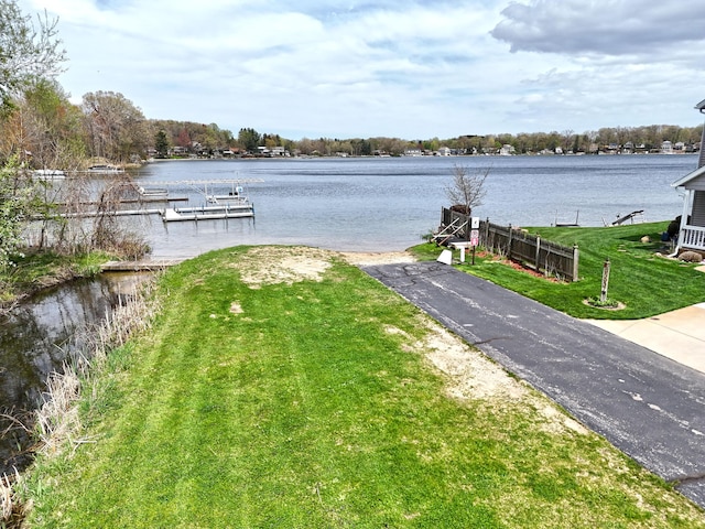 69369 Oak St, Benton Harbor, MI 49022 - property view of water with a dock